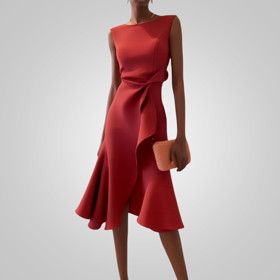 Karolin™ – Unikalna sukienka do połowy łydki