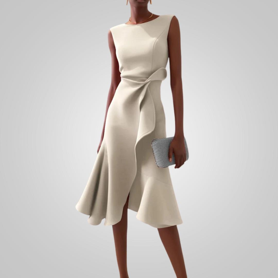 Karolin™ | Unikalna sukienka do połowy łydki