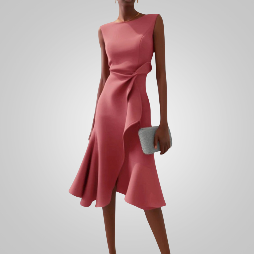 Karolin™ – Unikalna sukienka do połowy łydki