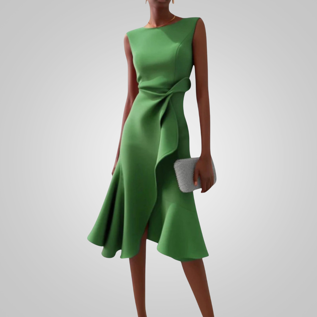 Karolin™ | Unikalna sukienka do połowy łydki