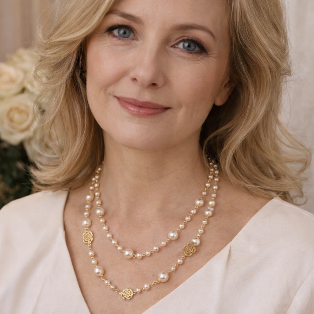 Naszyjnik Perłowa Aurora