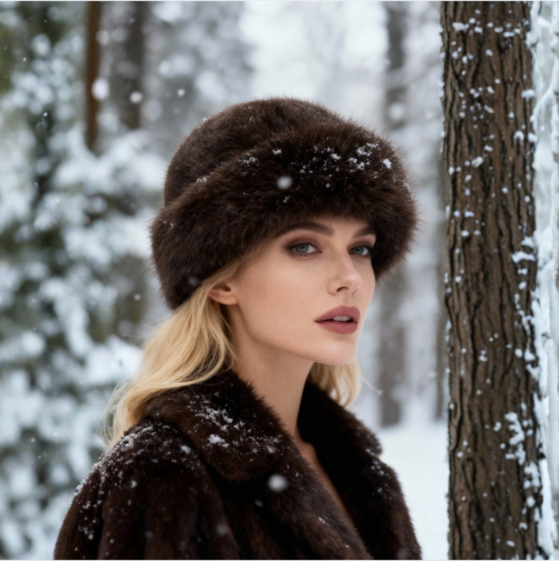 Ariana | Luksusowa Futrzana Czapka