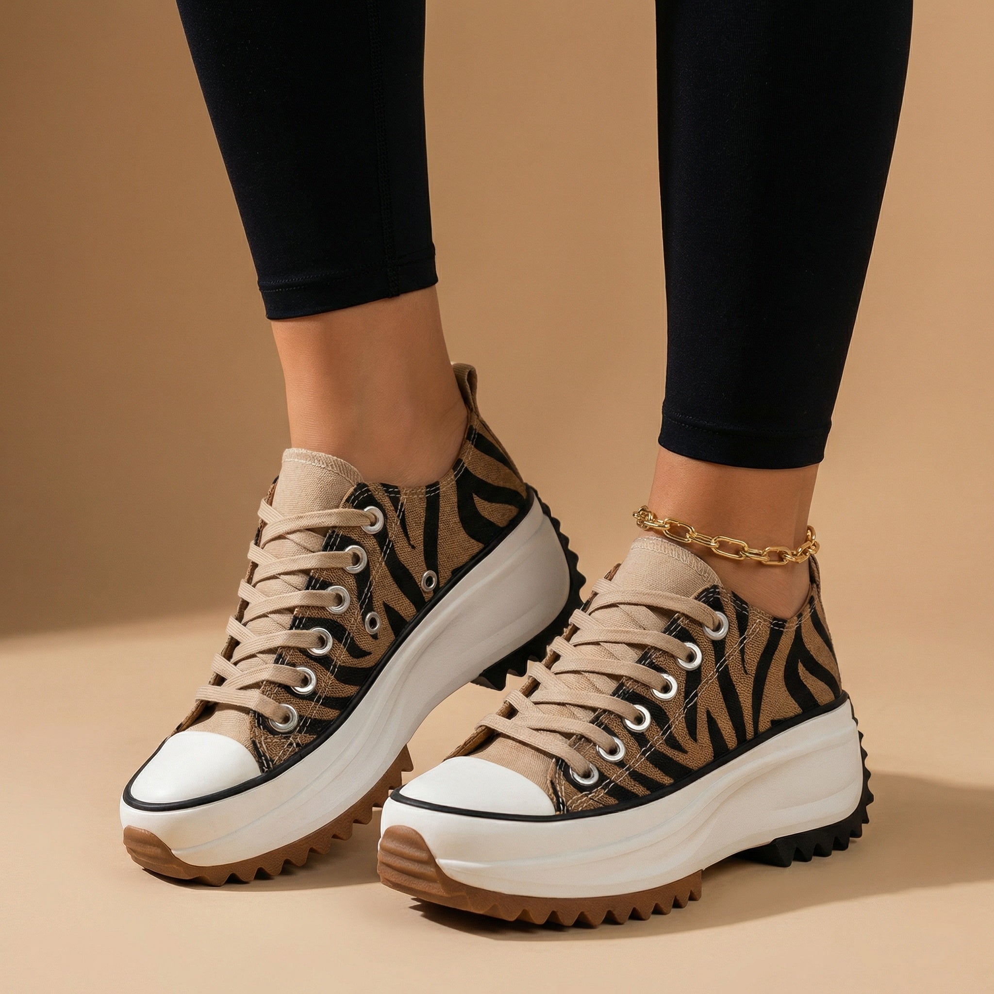 Arlina Sneakersy na Platformie | Styl i Komfort