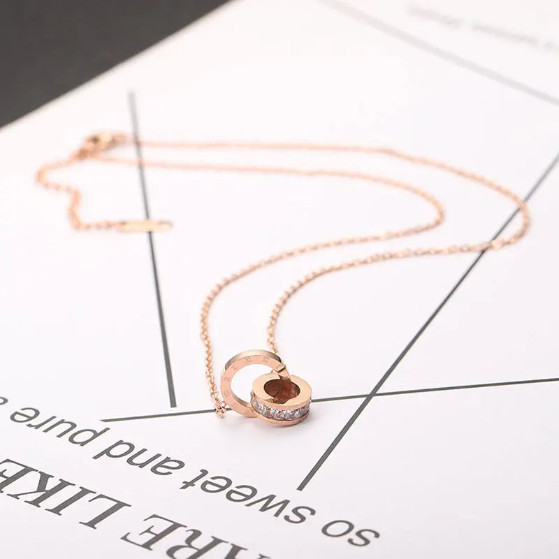 Naszyjnik z Rzymskimi Cyfrowymi