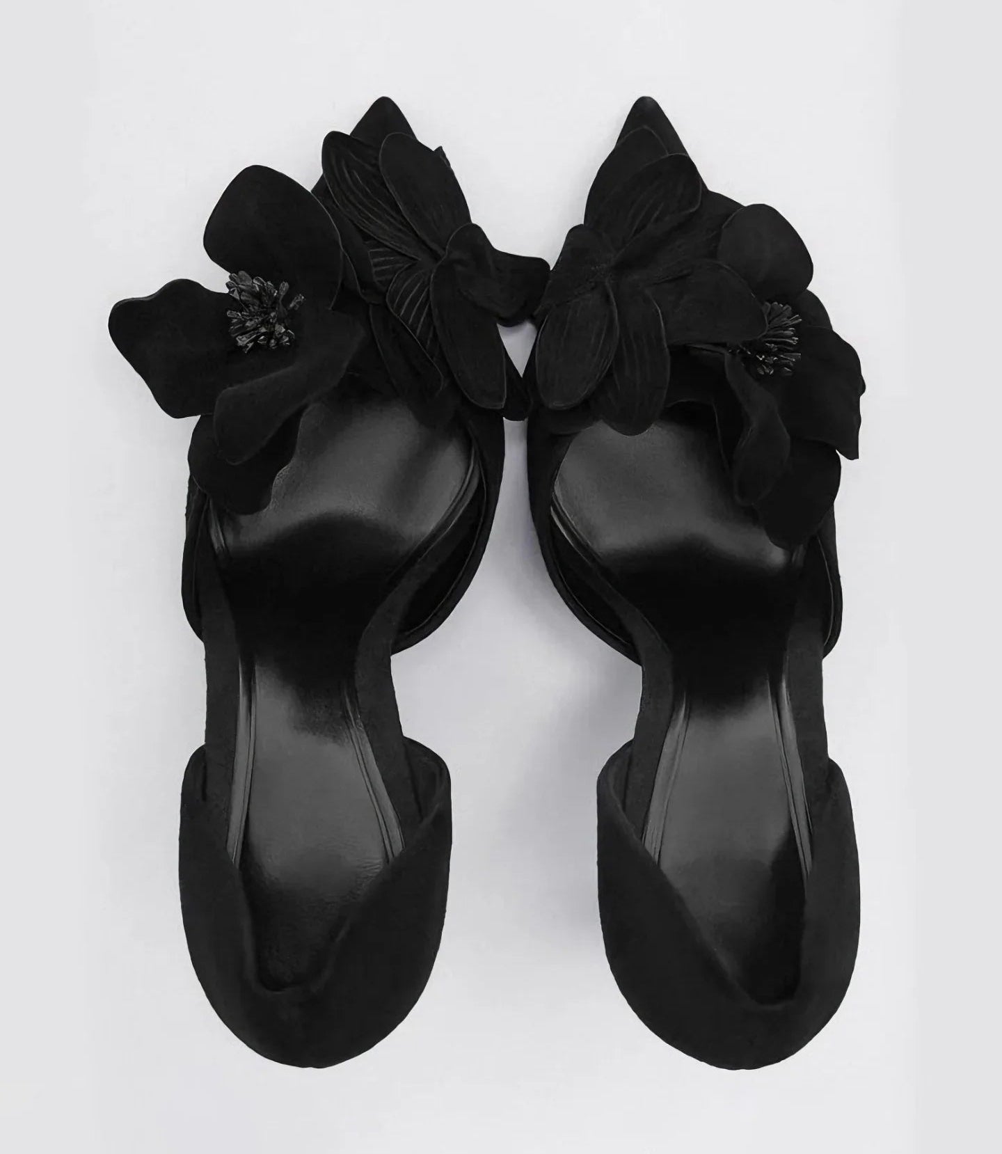 Kwiat popołudnia | Eleganckie buty na wysokim obcasie od projektanta