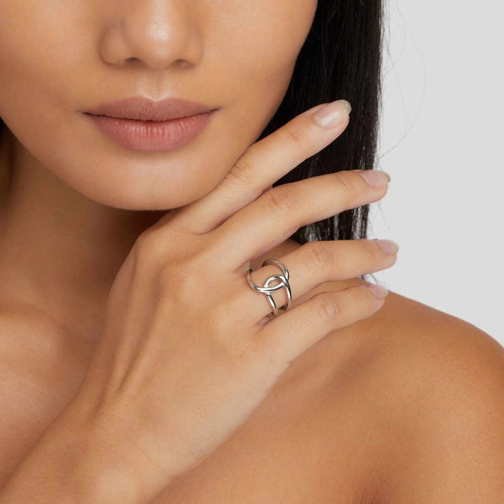Srebrny pierścionek Astrid