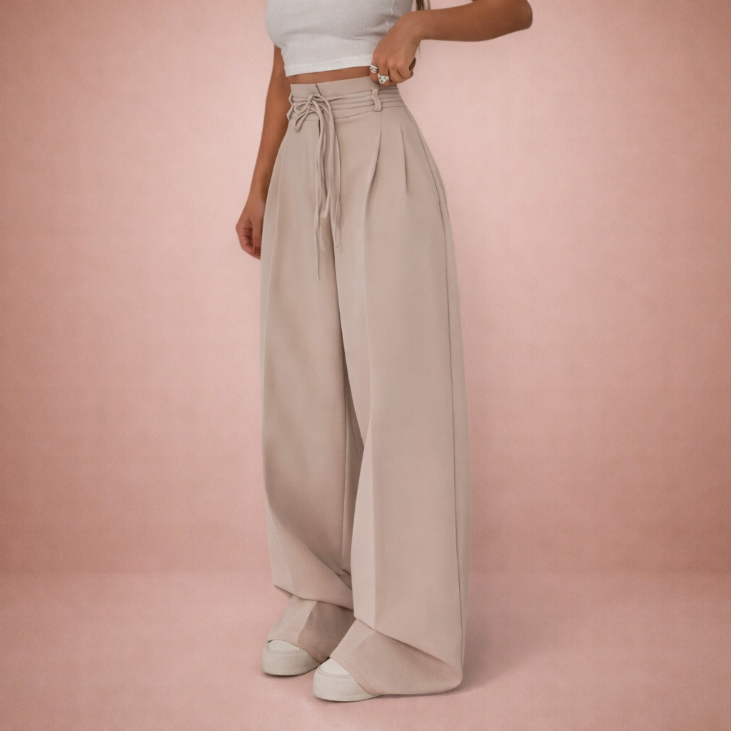 Jill | Sznurowane spodnie na co dzień