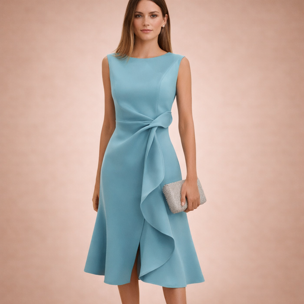 Karolin™ | Unikalna sukienka do połowy łydki