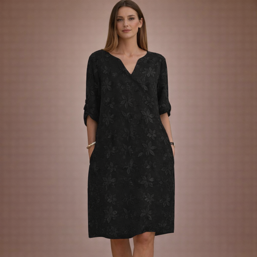 Isabel™ | Elegancki szlafrok z kołnierzem w kształt litery V