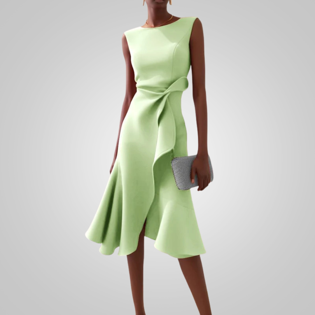 Karolin™ – Unikalna sukienka do połowy łydki