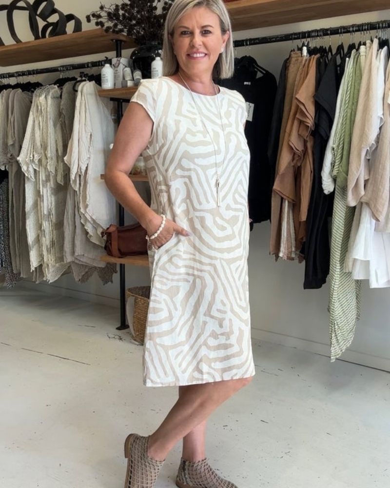 Annabel™ – Sweter z wzorzystym golfem