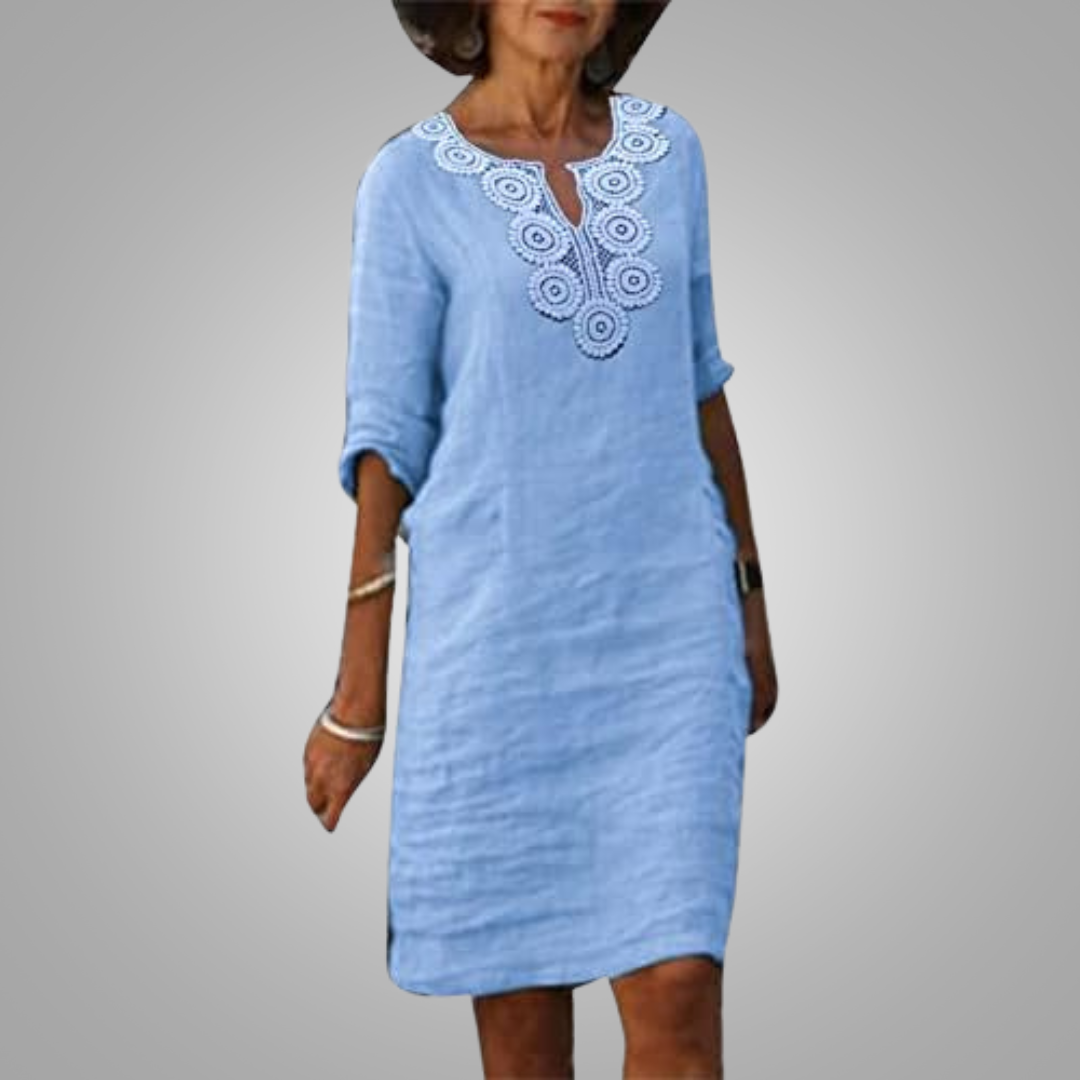 Karla™ – Elegancka suknia wieczorowa z dekoltem w serek