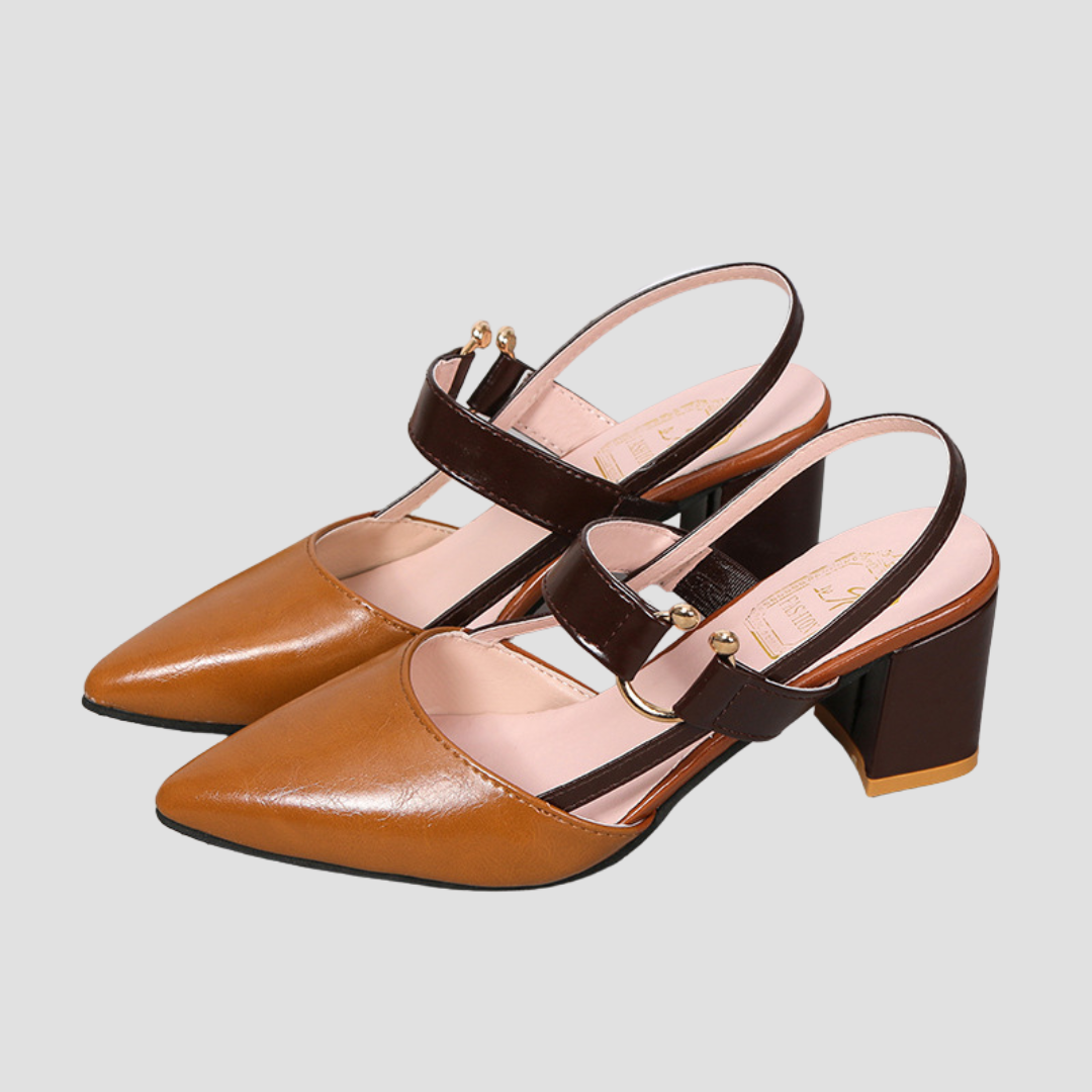 Nia | Sandały Ortopedyczne na Obcasie