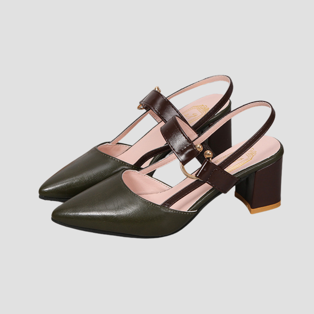 Nia | Sandały Ortopedyczne na Obcasie