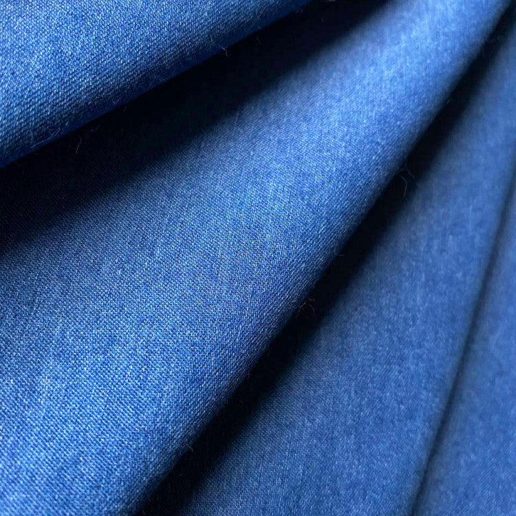 Lora™ | Letnia sukienka z połowy denimu z dekoltem V