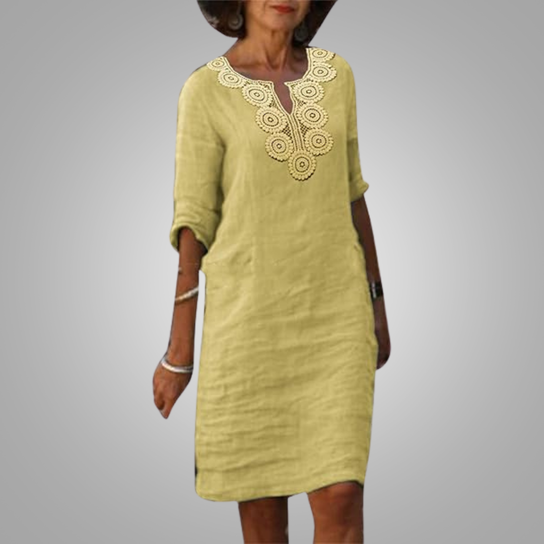 Karla™ – Elegancka suknia wieczorowa z dekoltem w serek