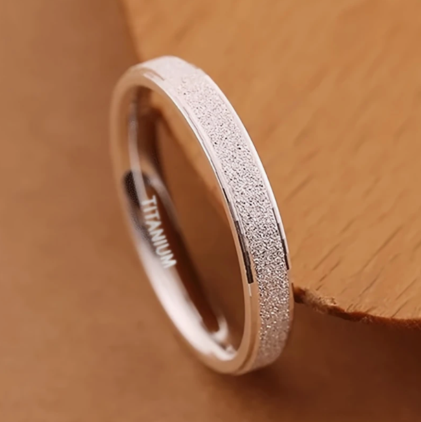 Pierścień Titan Srebro