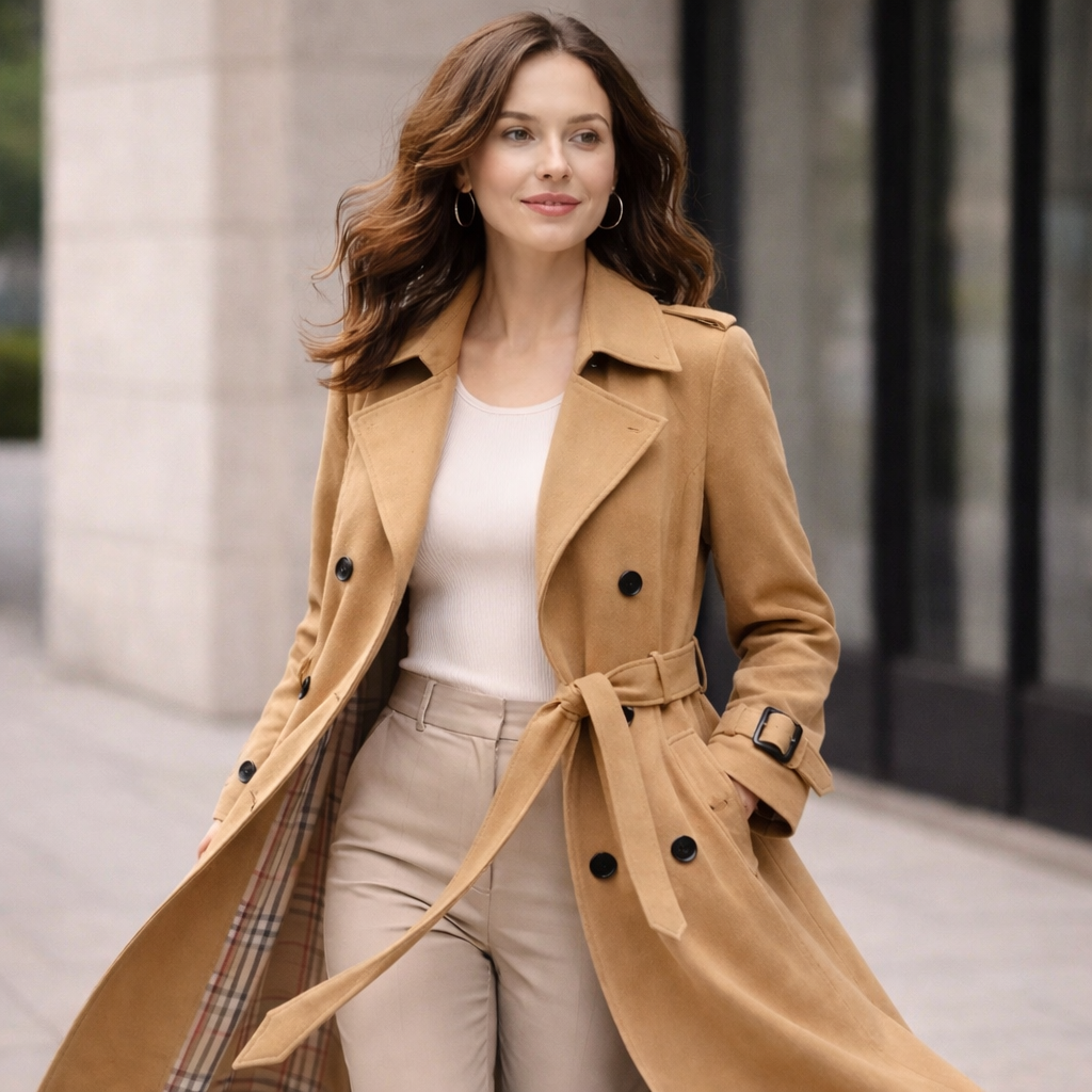 Rose™ | Ponadczasowy Trencz o Idealnym Kroju