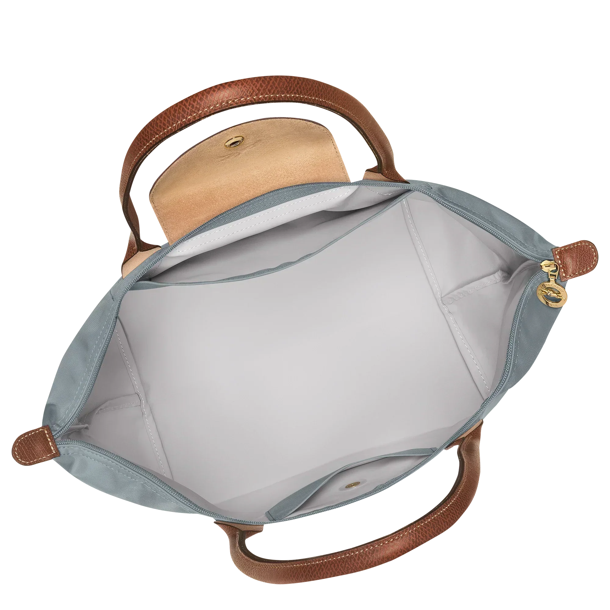 Duża torba damska w kolorze stalowym