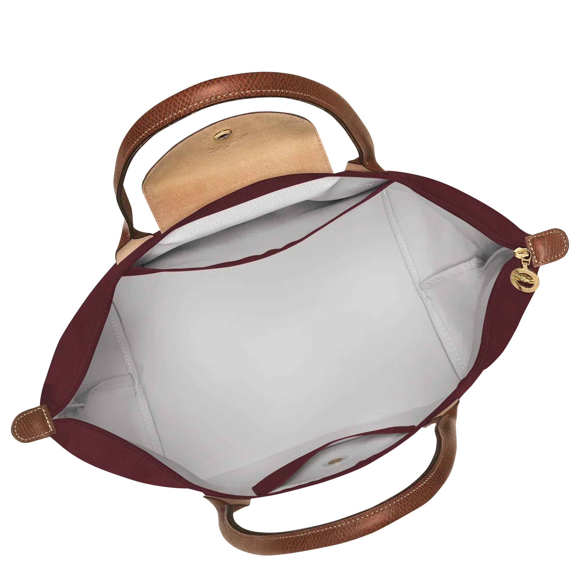 Duża torba damska w kolorze burgundowym