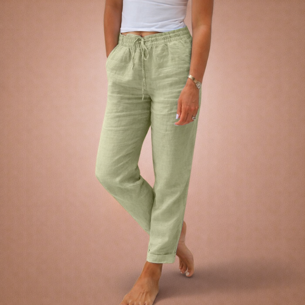 Stacy | Lekka bawełniana spodniowa