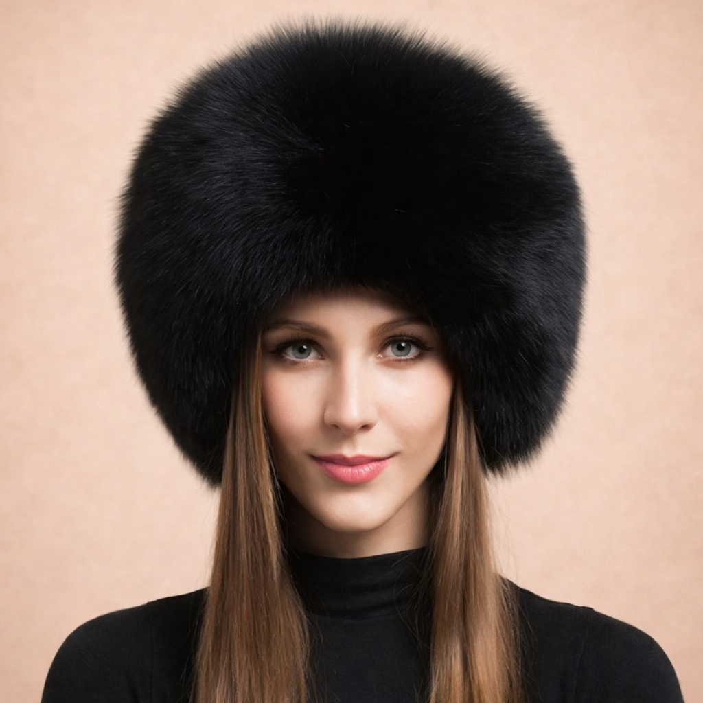 Valentina | Czapka z Imitacji Lisa