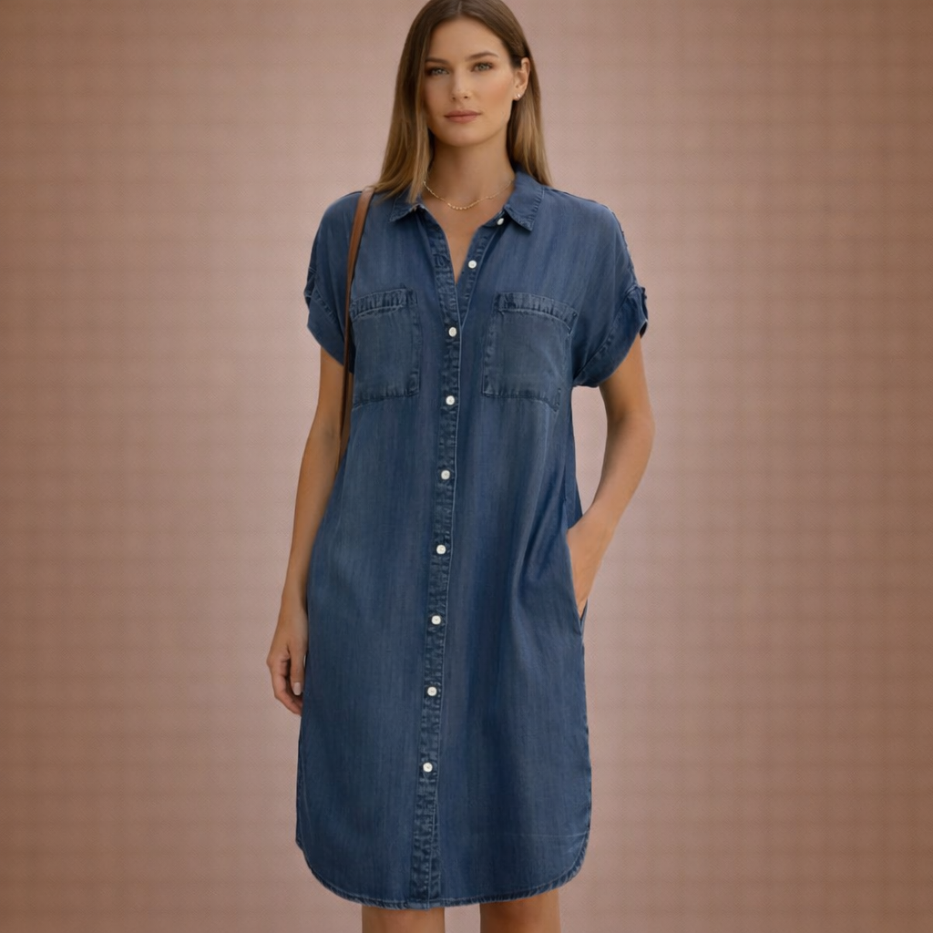 Maria™ | Luźna Koszula-Robe z Guzikami