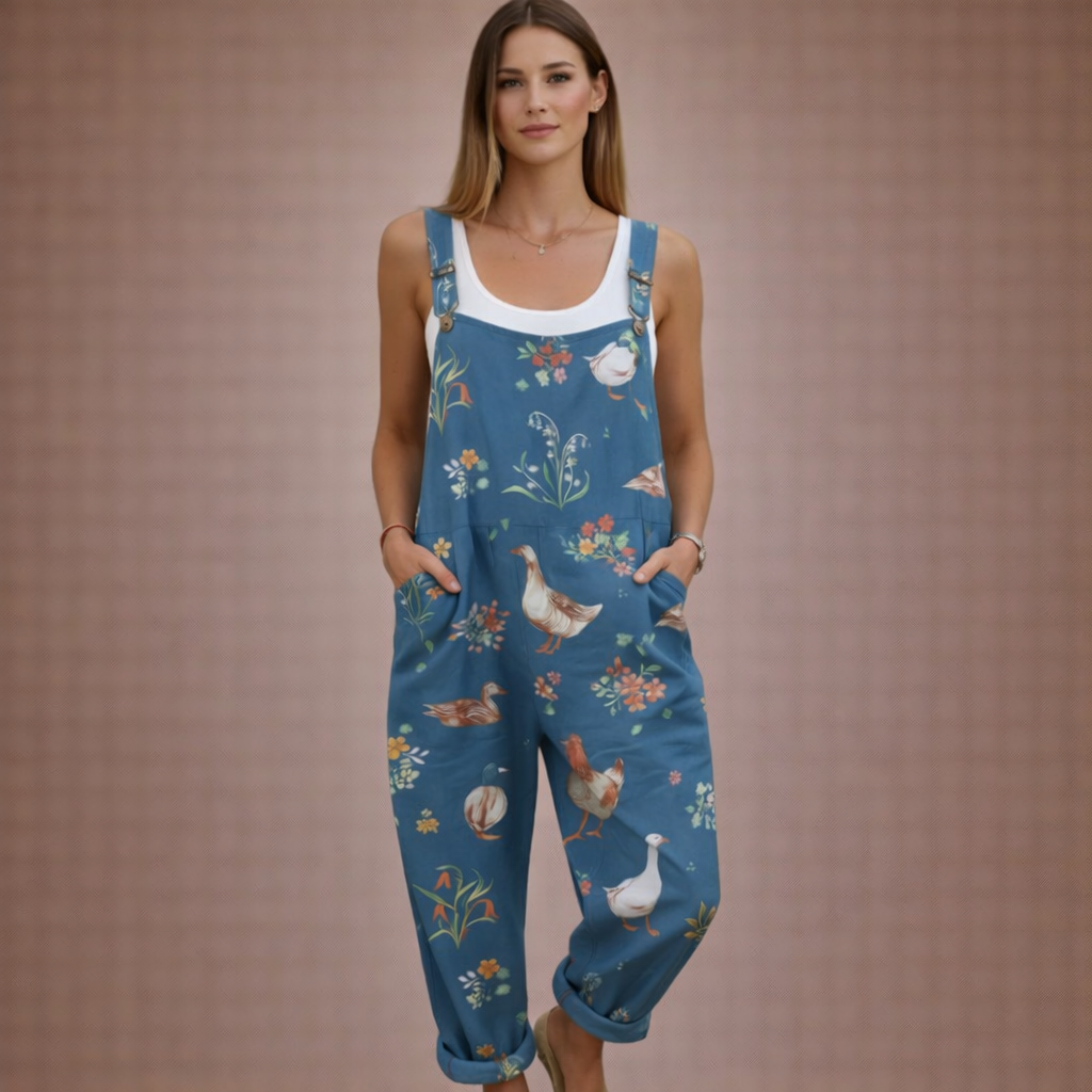 Marina™ | Ręcznie robiony damski kombinezon z suspendersami