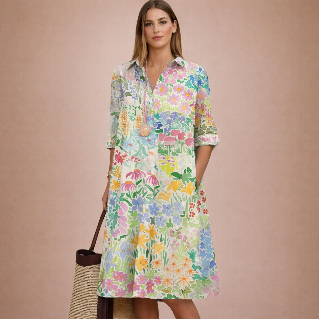 Eva™ | Unikalna sukienka kwiatowa