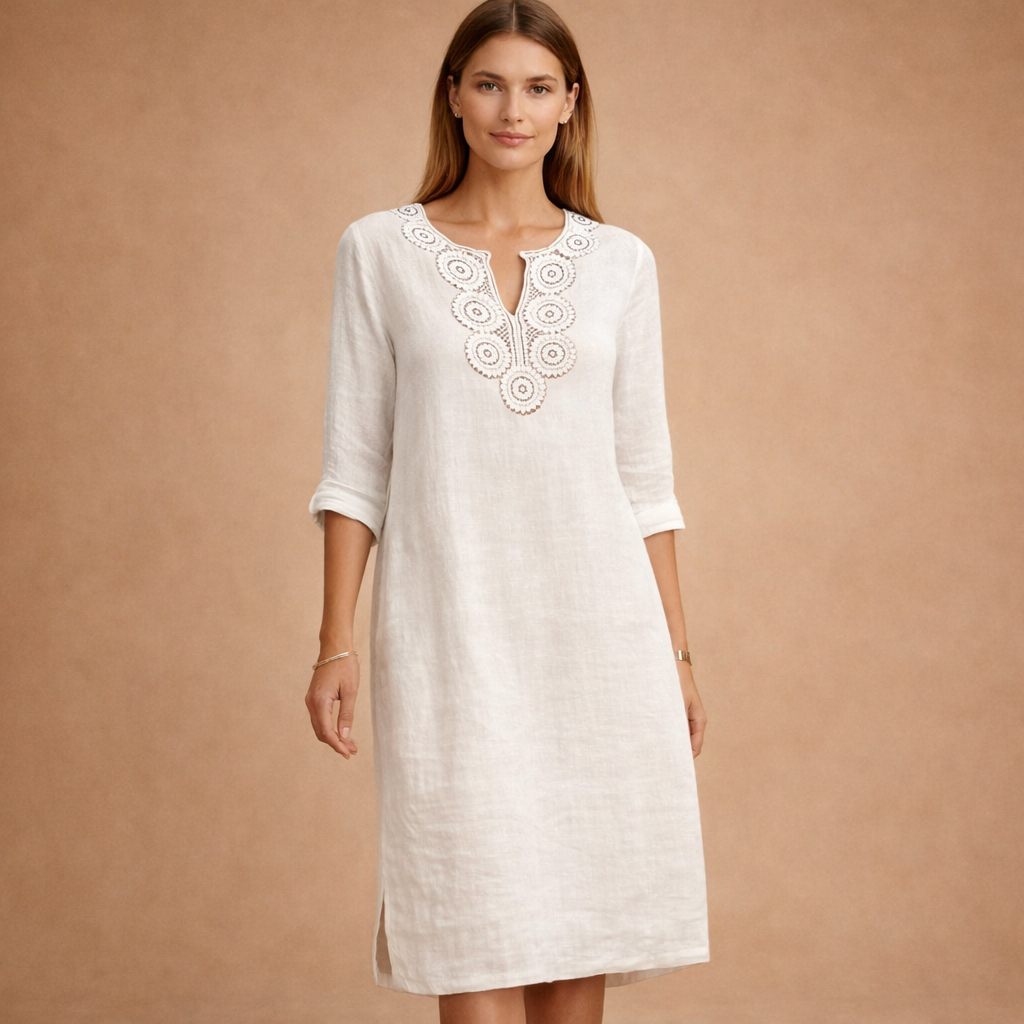 Karla™ | Elegancka suknia wieczorowa z dekoltem w serek