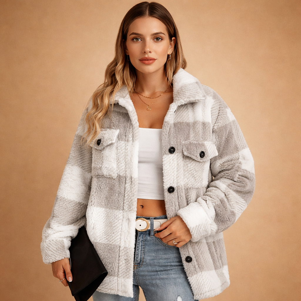 Martin | Stylowa plisowana bluza z polarowego materiału